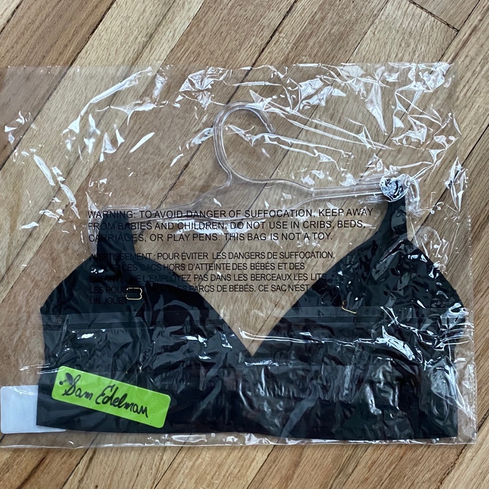 NWT Sam Edelman Black Lace Bonded Bra - Picture 6 of 6